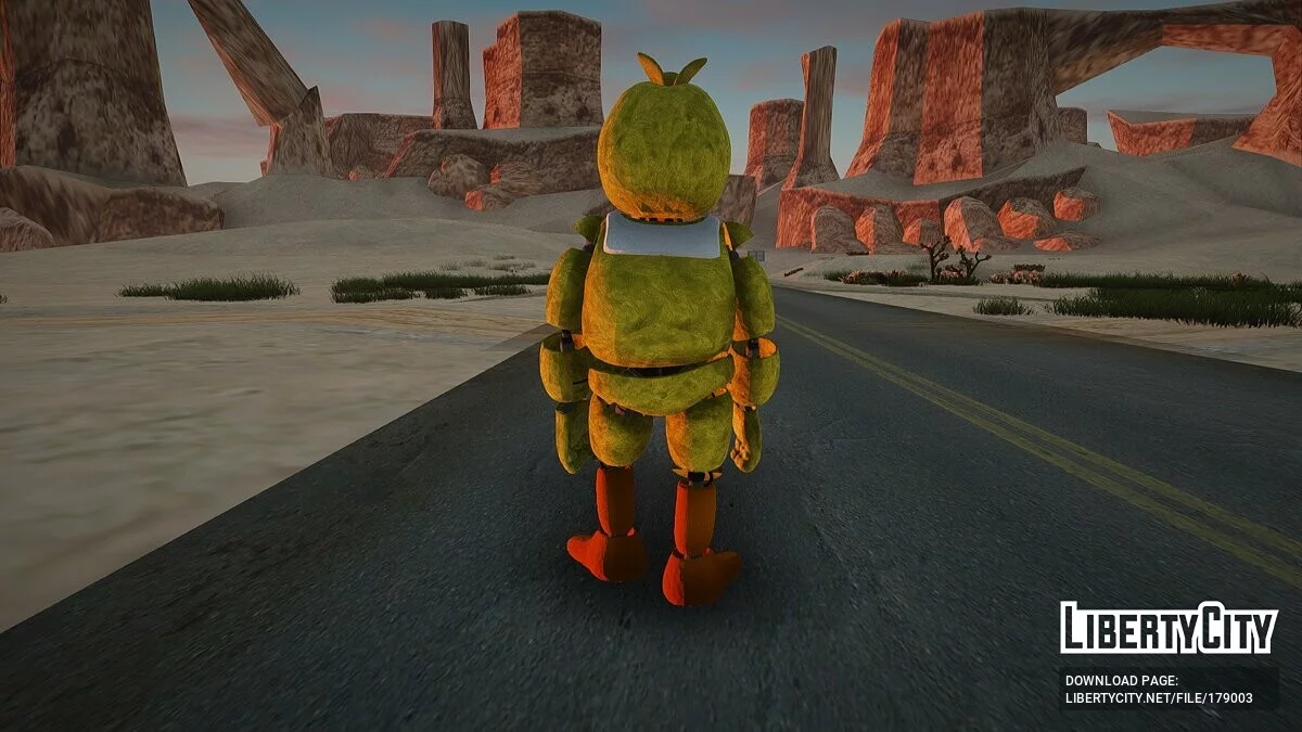 Kumpulan Skin dari Five Nights At Freddy's / GTA San Andreas