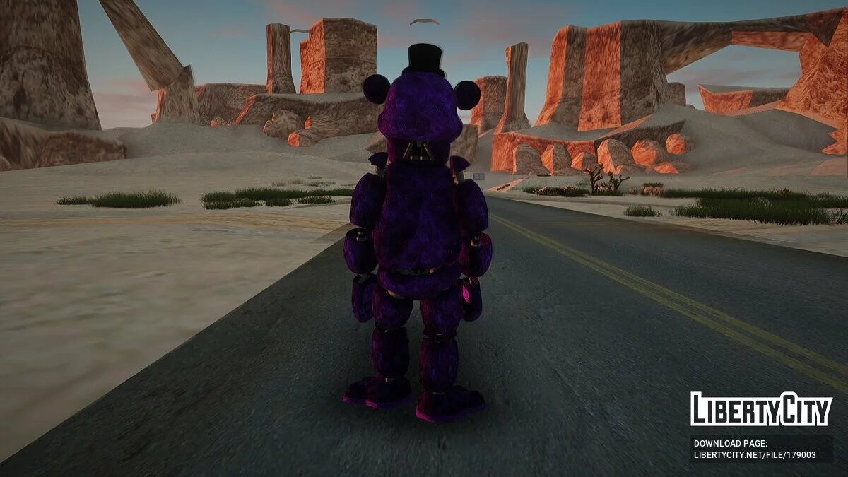 Kumpulan Skin dari Five Nights At Freddy's / GTA San Andreas