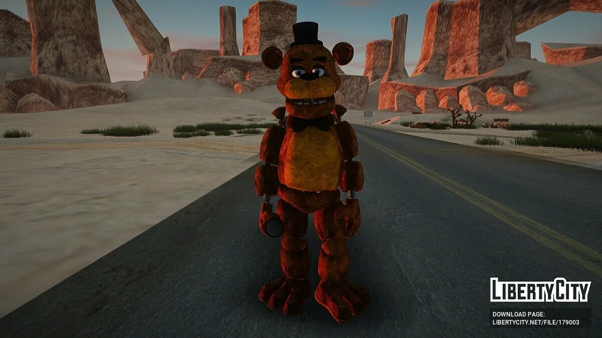 Kumpulan Skin dari Five Nights At Freddy's / GTA San Andreas