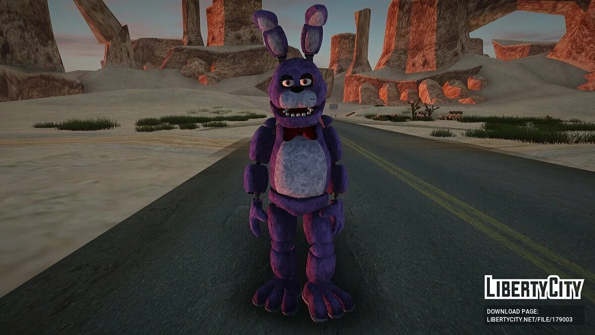 Kumpulan Skin dari Five Nights At Freddy's / GTA San Andreas