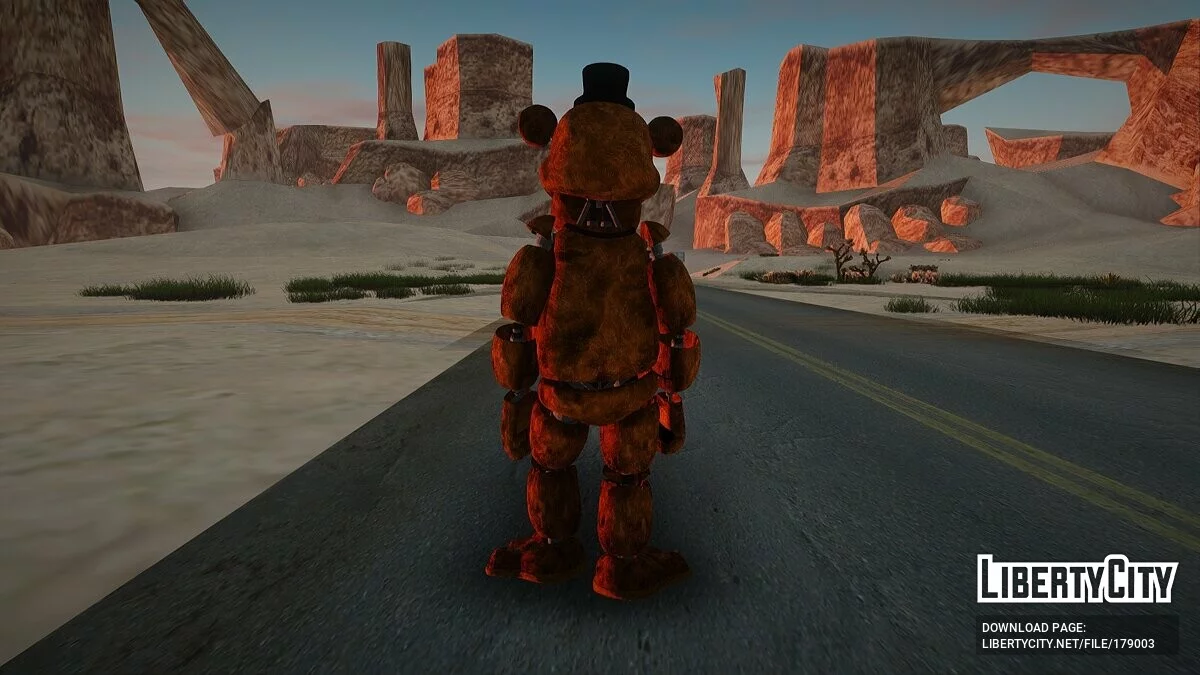 Kumpulan Skin dari Five Nights At Freddy's / GTA San Andreas