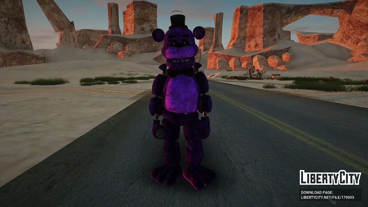 Збірка скінів з Five Nights At Freddy\'s / GTA San Andreas