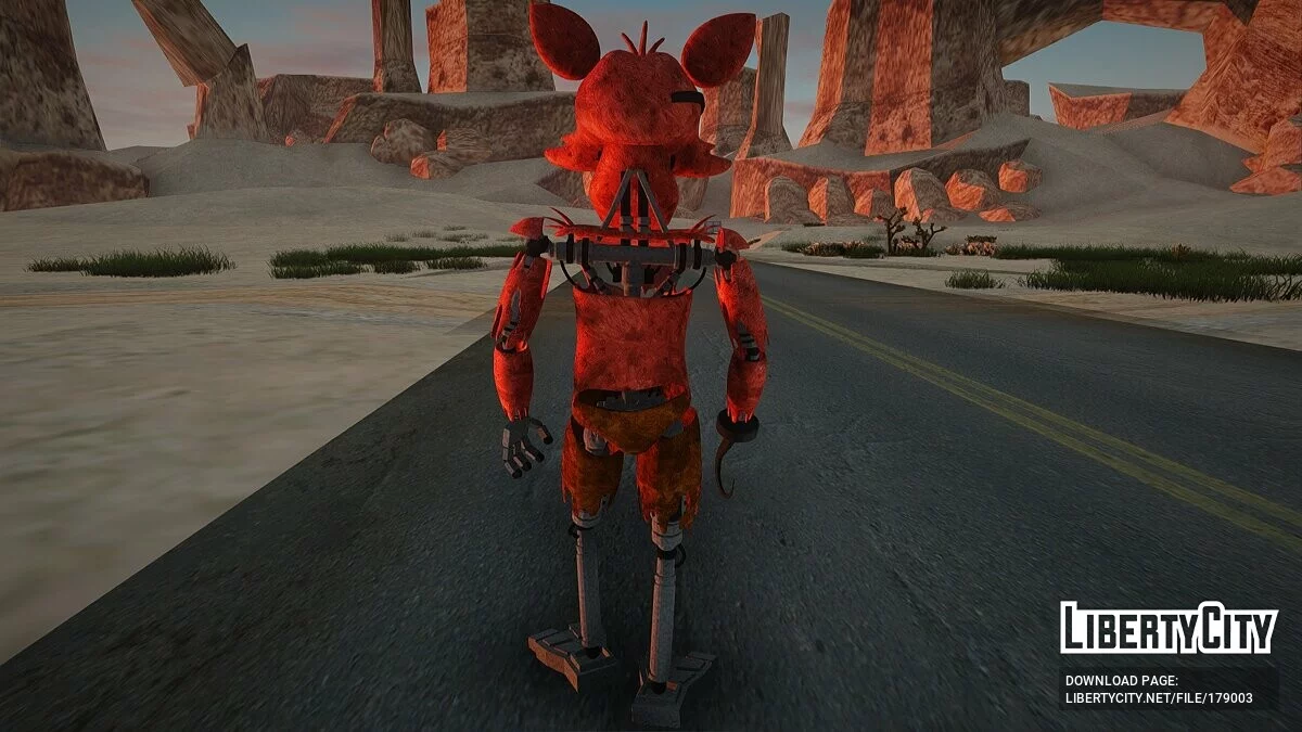 Kumpulan Skin dari Five Nights At Freddy's / GTA San Andreas