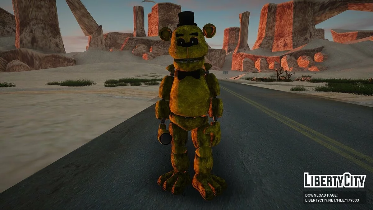 Kumpulan Skin dari Five Nights At Freddy's / GTA San Andreas