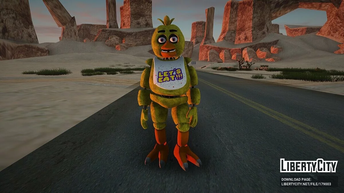 Kumpulan Skin dari Five Nights At Freddy's / GTA San Andreas