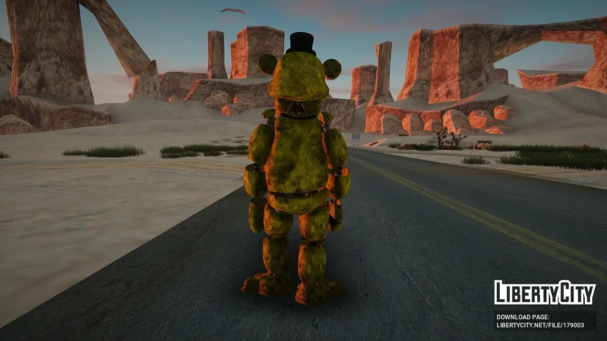 Kumpulan Skin dari Five Nights At Freddy's / GTA San Andreas