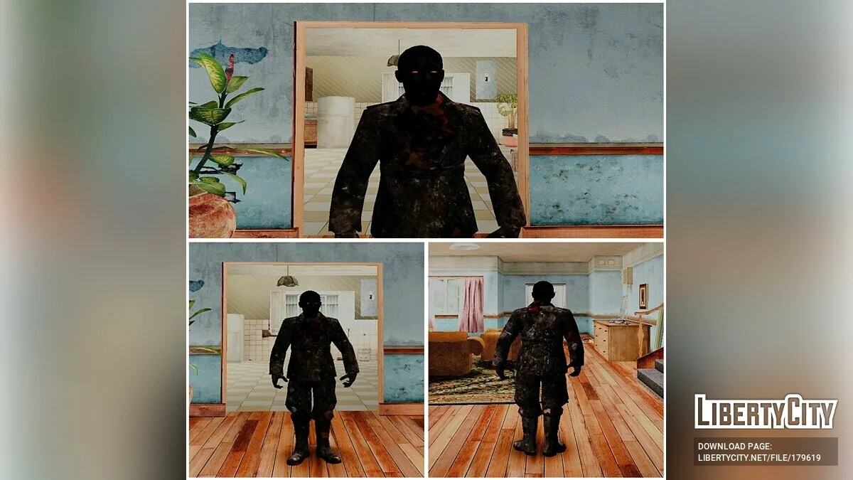 Зомбі з Call of Duty World at War (9 скінів) / GTA San Andreas
