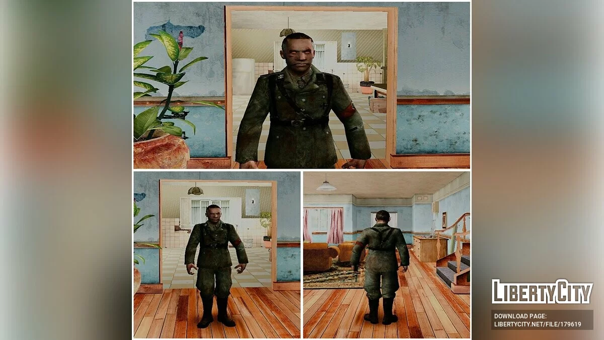 Зомбі з Call of Duty World at War (9 скінів) / GTA San Andreas