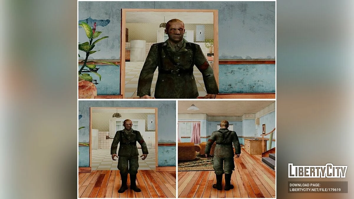 Зомбі з Call of Duty World at War (9 скінів) / GTA San Andreas