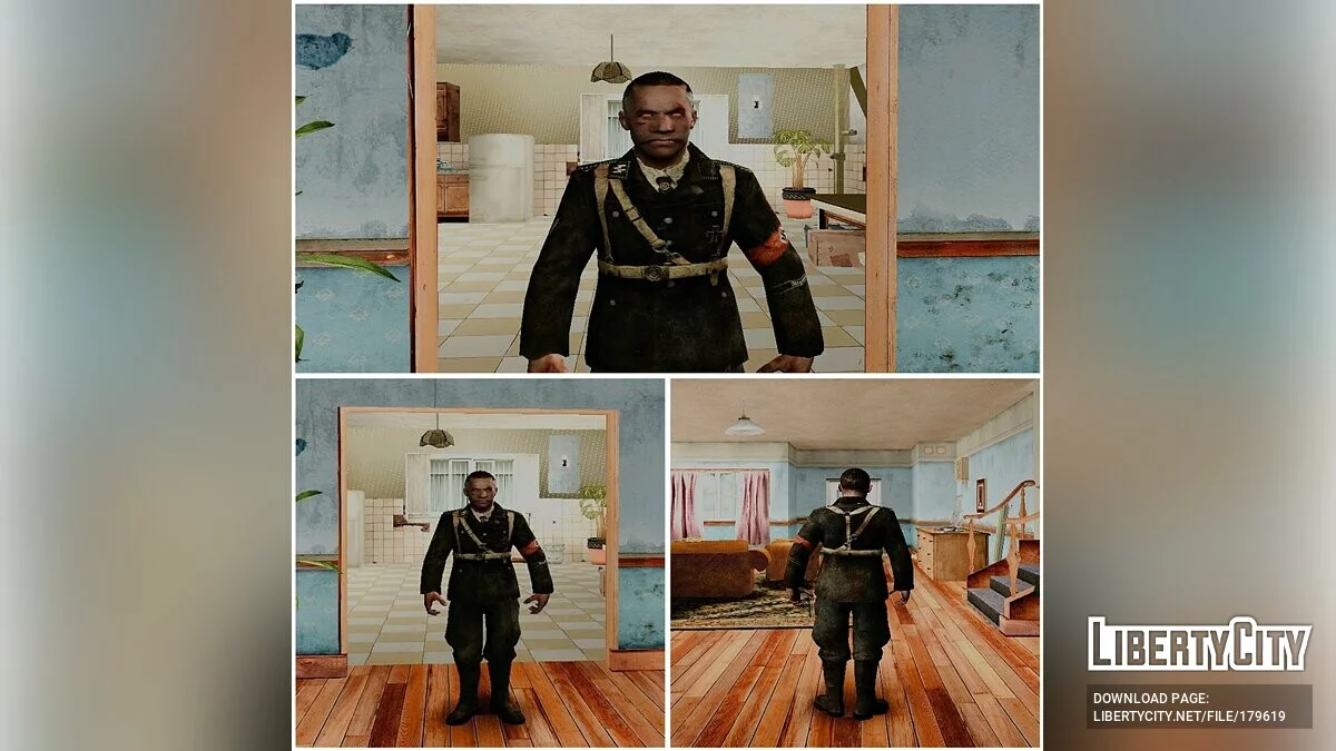 Зомбі з Call of Duty World at War (9 скінів) / GTA San Andreas