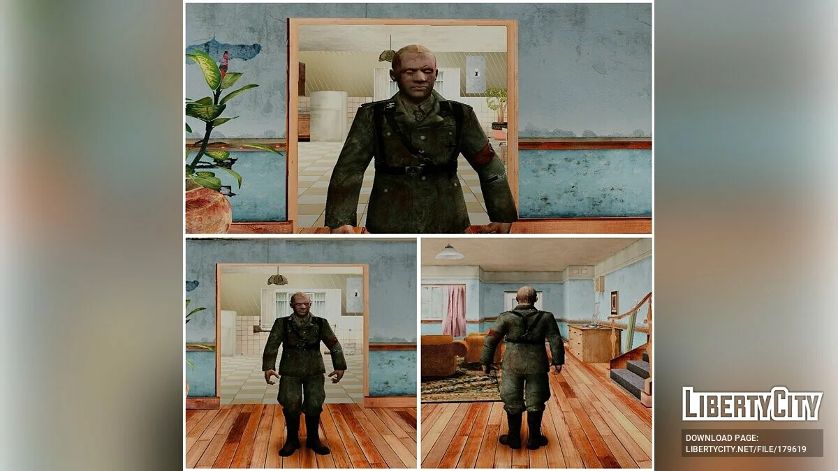 Зомбі з Call of Duty World at War (9 скінів) / GTA San Andreas