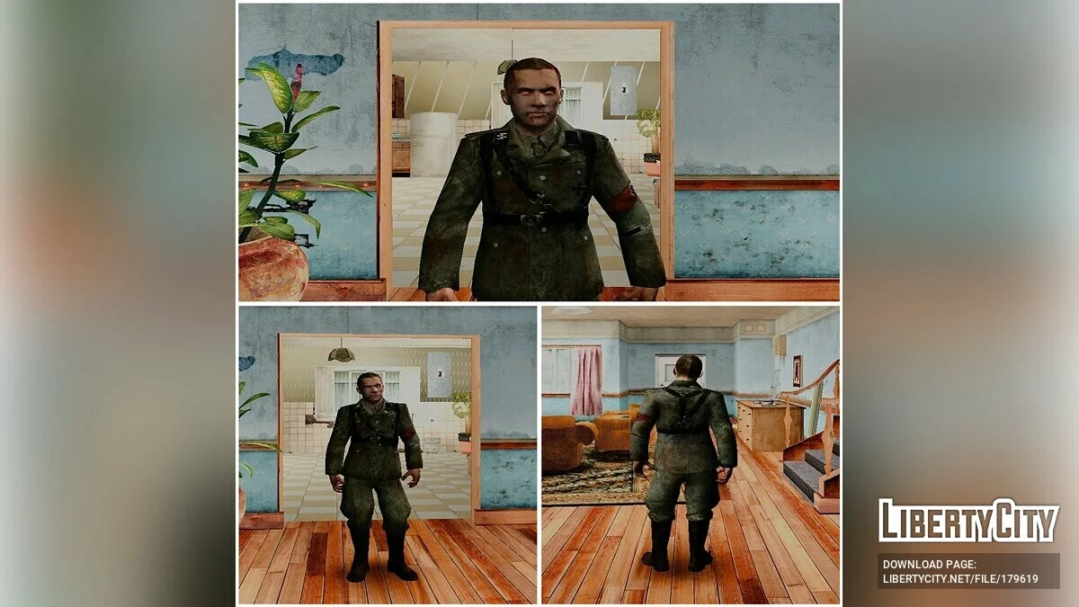 Зомбі з Call of Duty World at War (9 скінів) / GTA San Andreas