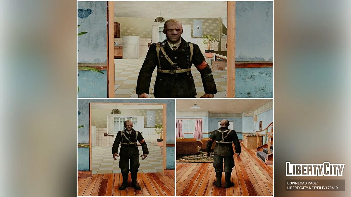 Зомбі з Call of Duty World at War (9 скінів) / GTA San Andreas