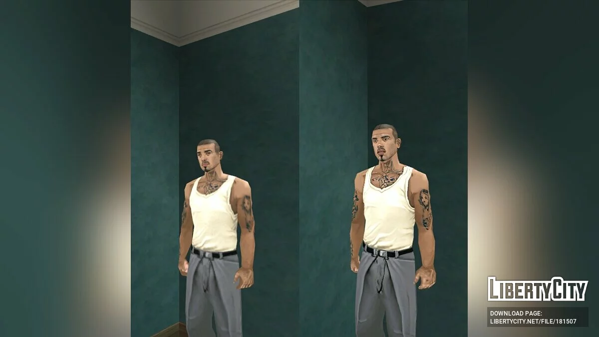 Models from Moblie Version with Upscale Textures / GTA San Andreas