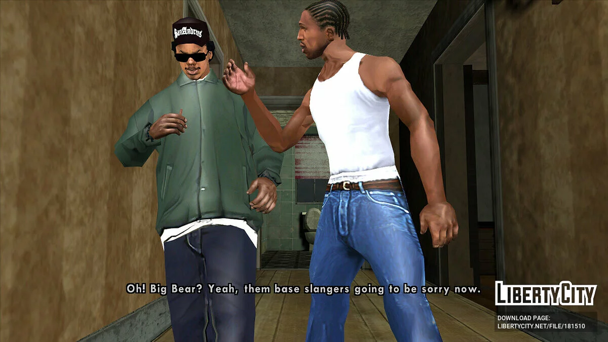 Verbesserte Charaktertexturen in Zwischensequenzen / GTA San Andreas
