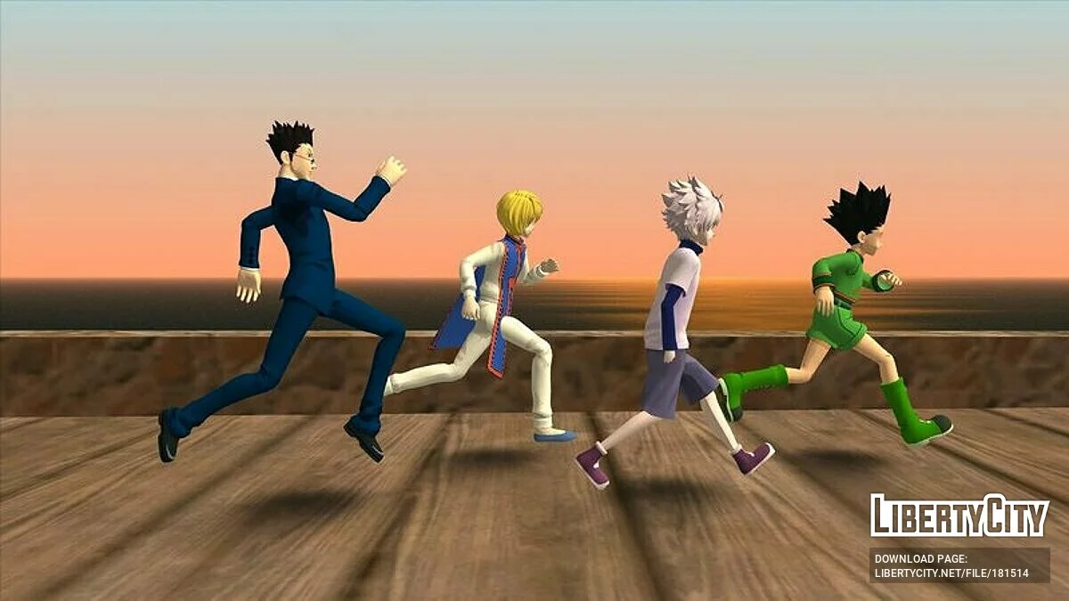 [Hunter x Hunter] Les quatre principaux / GTA San Andreas