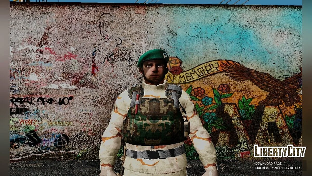 Збірка скінів солдатів з різних країн / GTA San Andreas