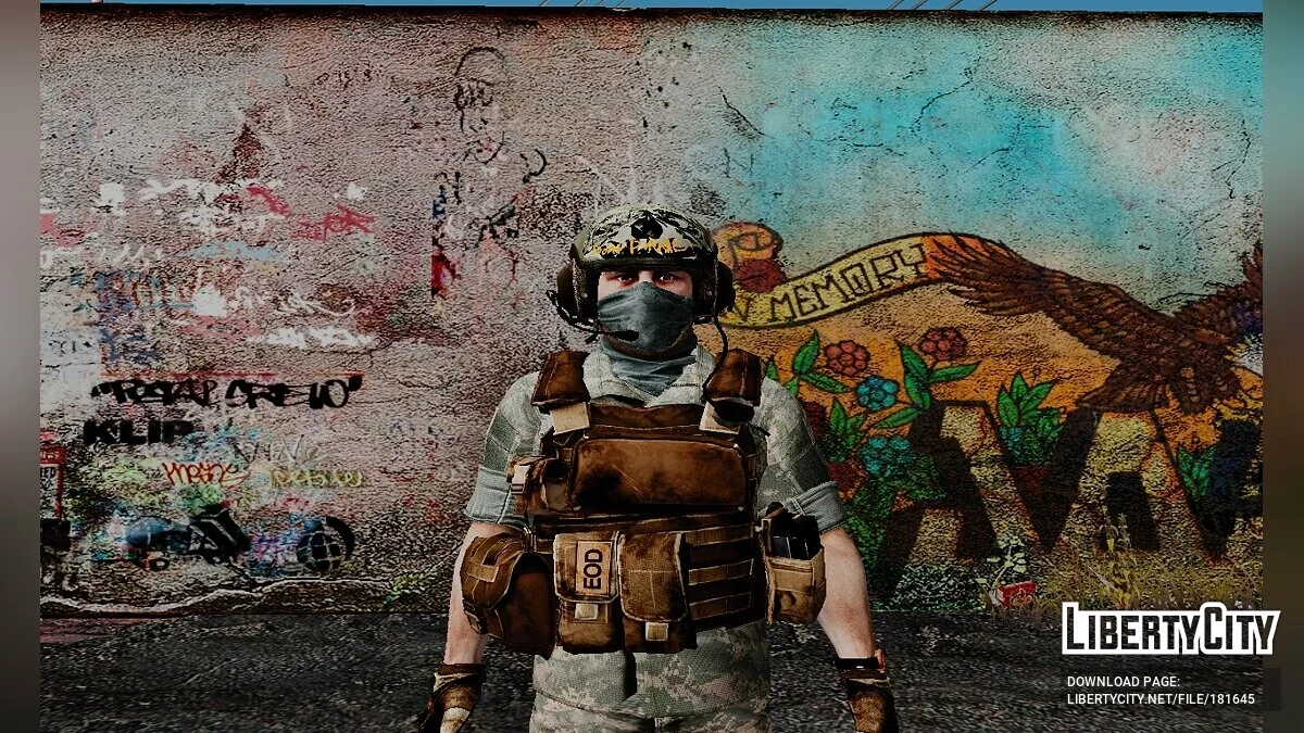 Збірка скінів солдатів з різних країн / GTA San Andreas