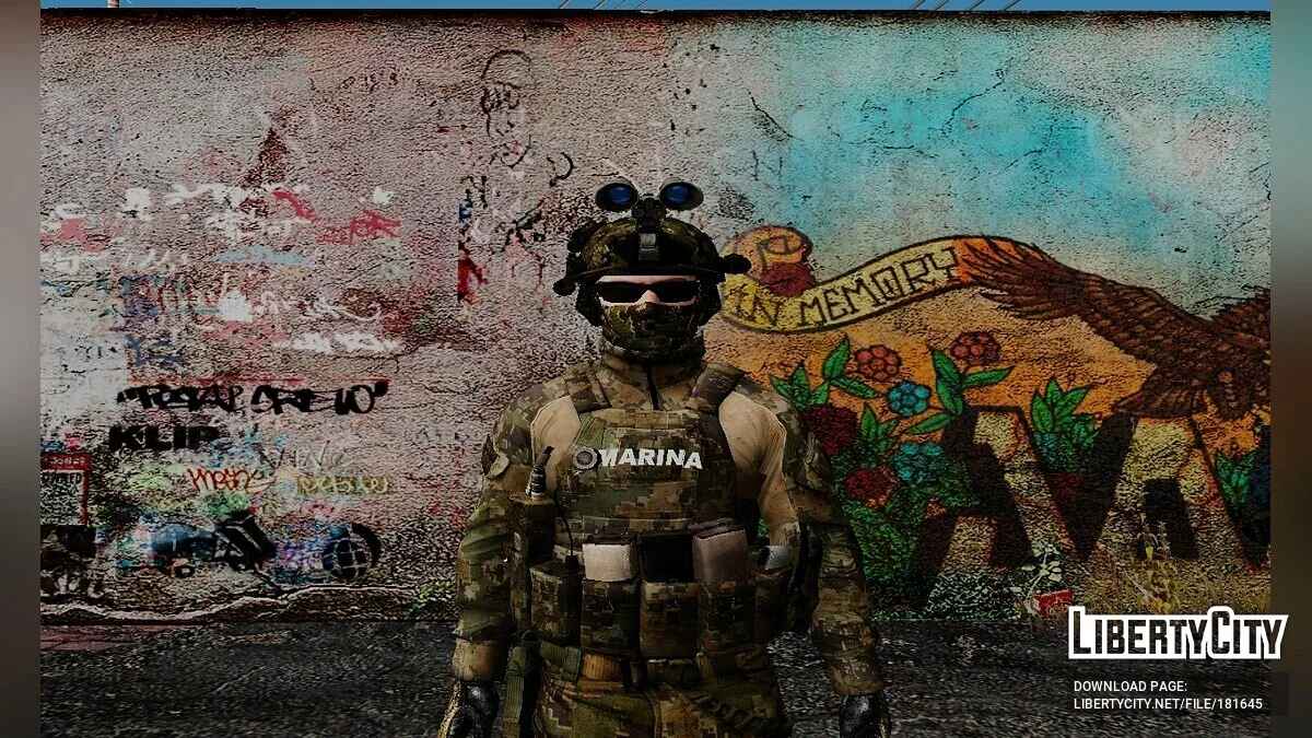 Збірка скінів солдатів з різних країн / GTA San Andreas