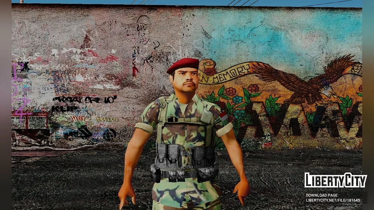 Збірка скінів солдатів з різних країн / GTA San Andreas