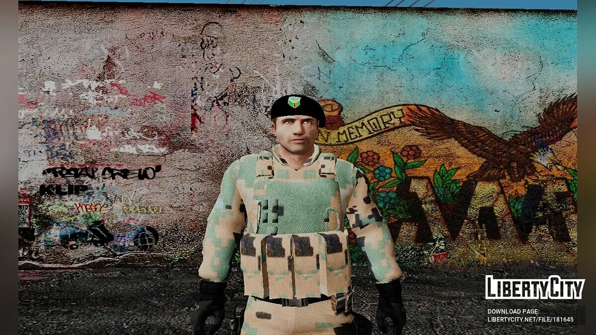 Збірка скінів солдатів з різних країн / GTA San Andreas