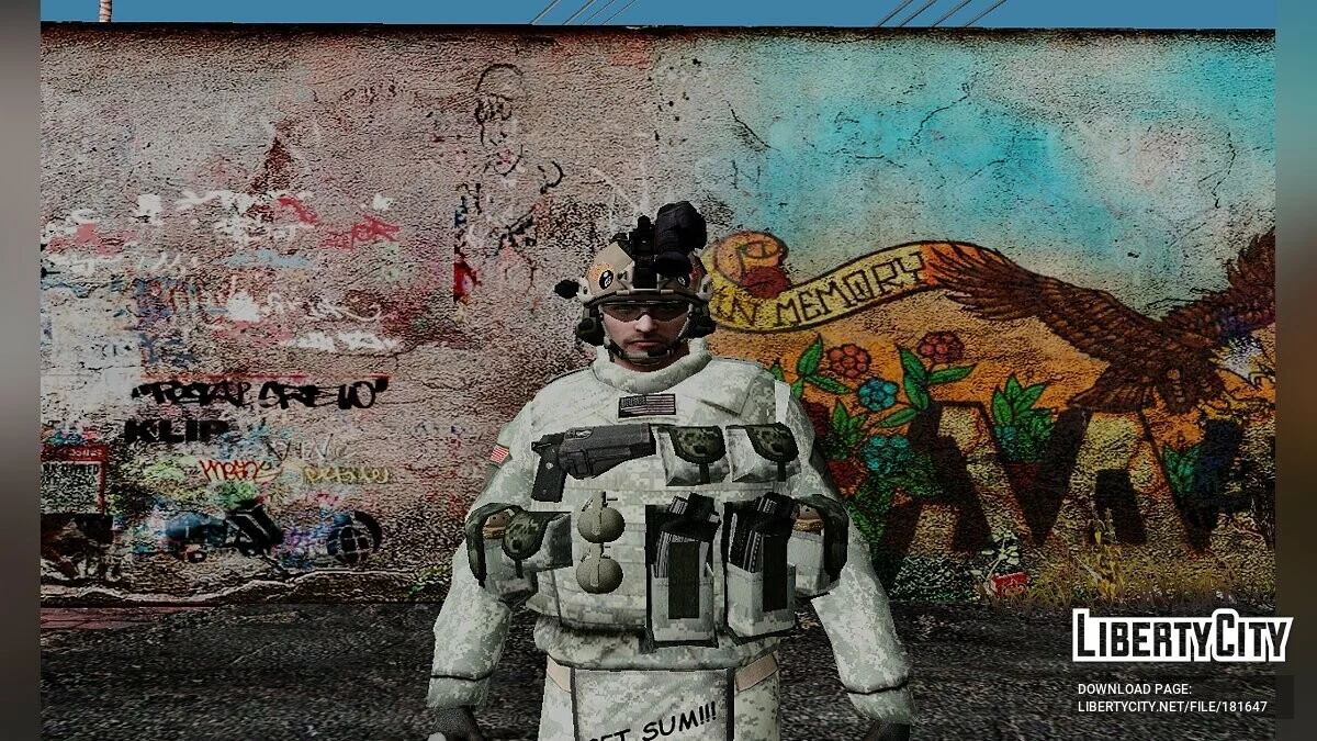Збірка скінів солдатів та поліцейських з різних країн / GTA San Andreas