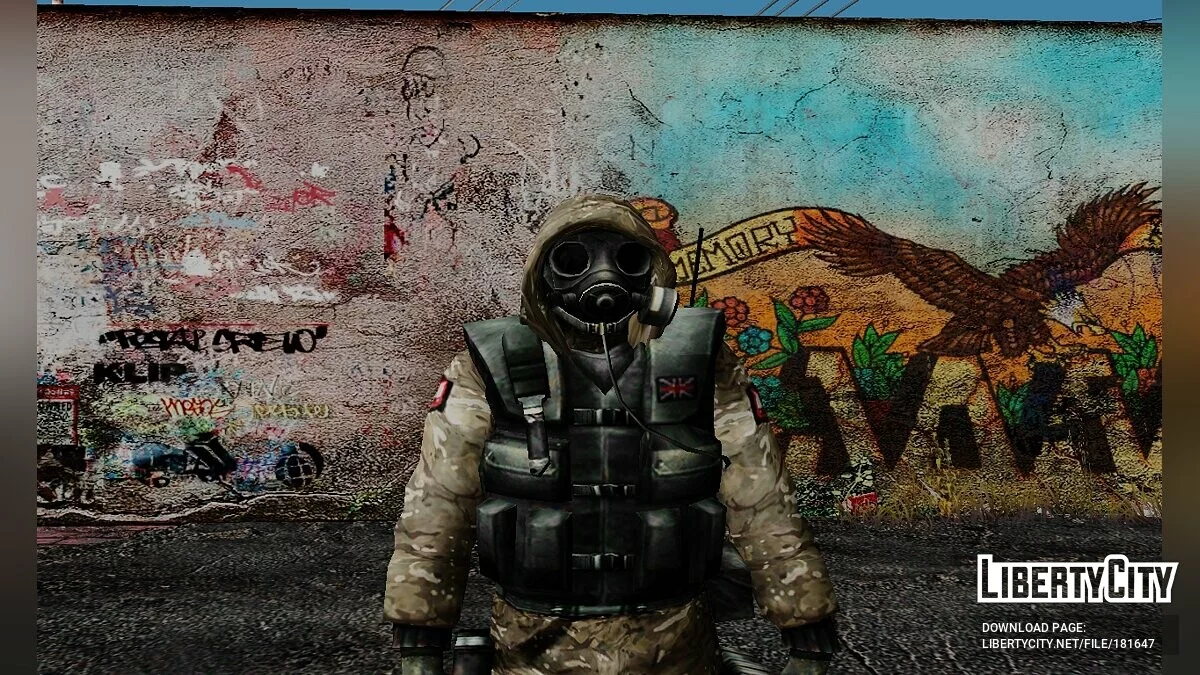 Збірка скінів солдатів та поліцейських з різних країн / GTA San Andreas