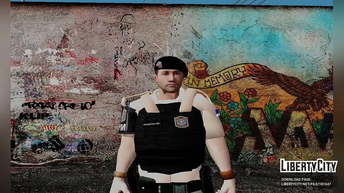Збірка скінів солдатів та поліцейських з різних країн / GTA San Andreas