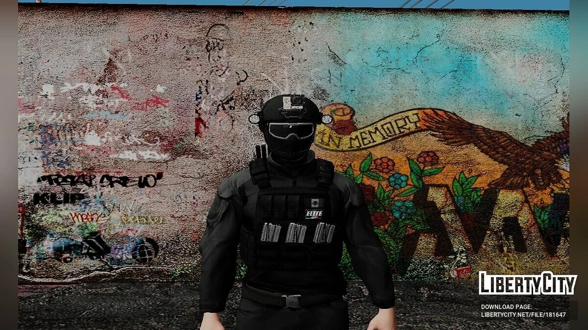 Збірка скінів солдатів та поліцейських з різних країн / GTA San Andreas