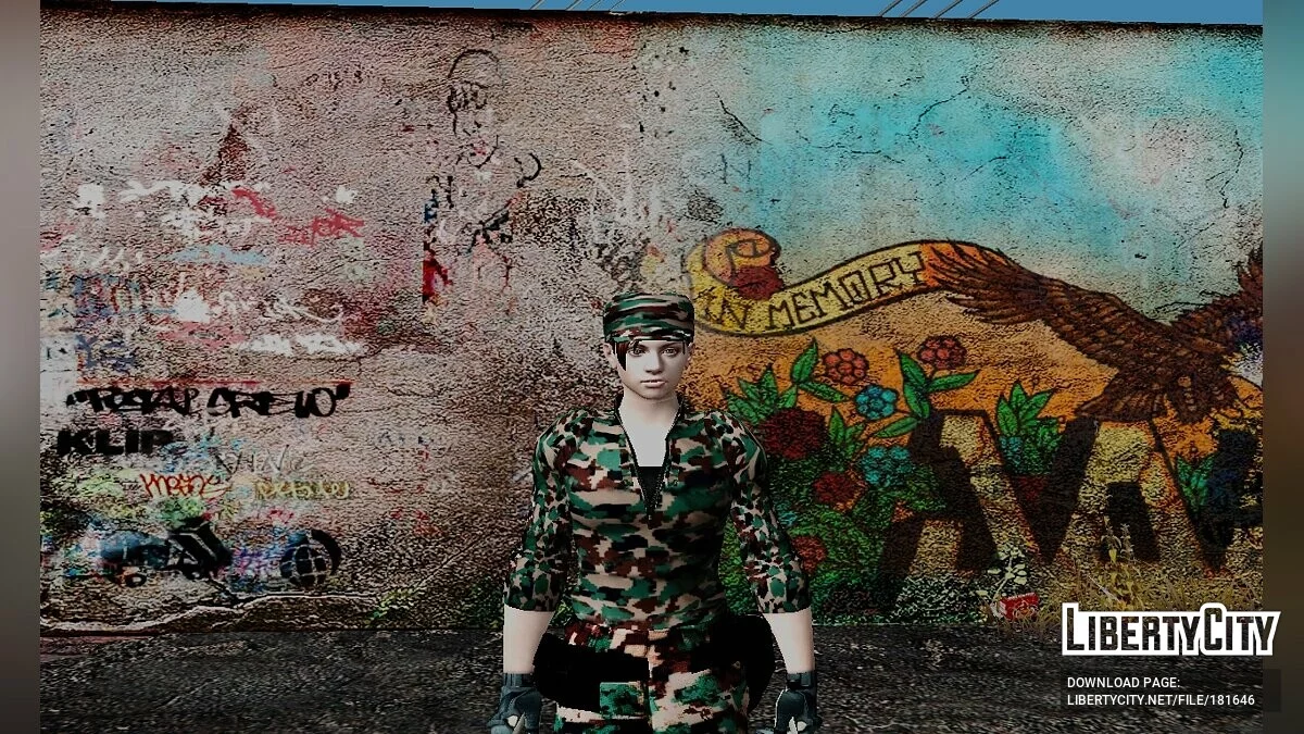 Збірка скінів солдатів з різних країн / GTA San Andreas