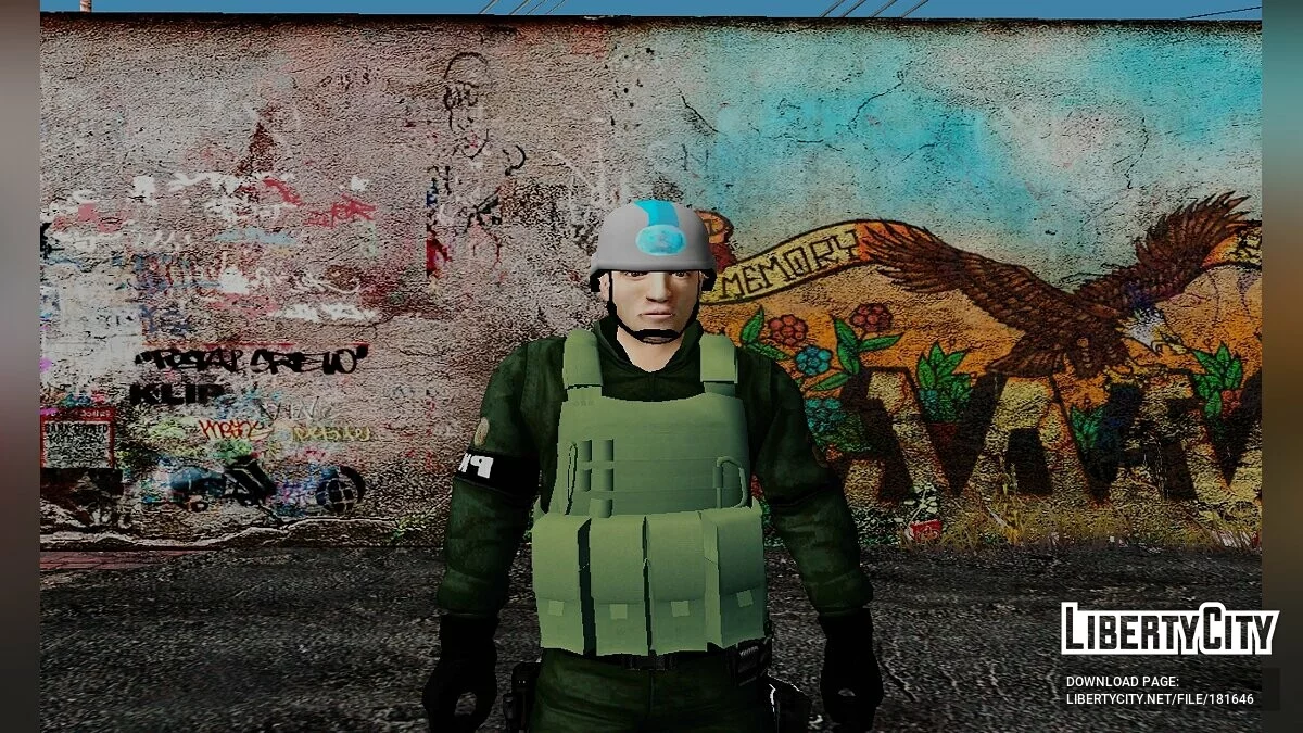 Збірка скінів солдатів з різних країн / GTA San Andreas