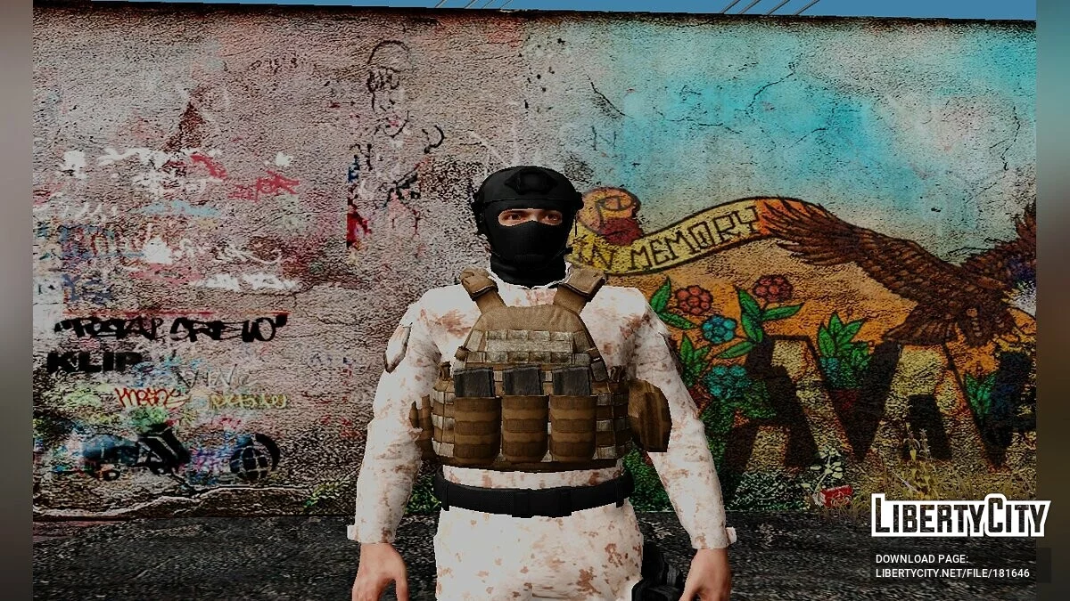 Збірка скінів солдатів з різних країн / GTA San Andreas