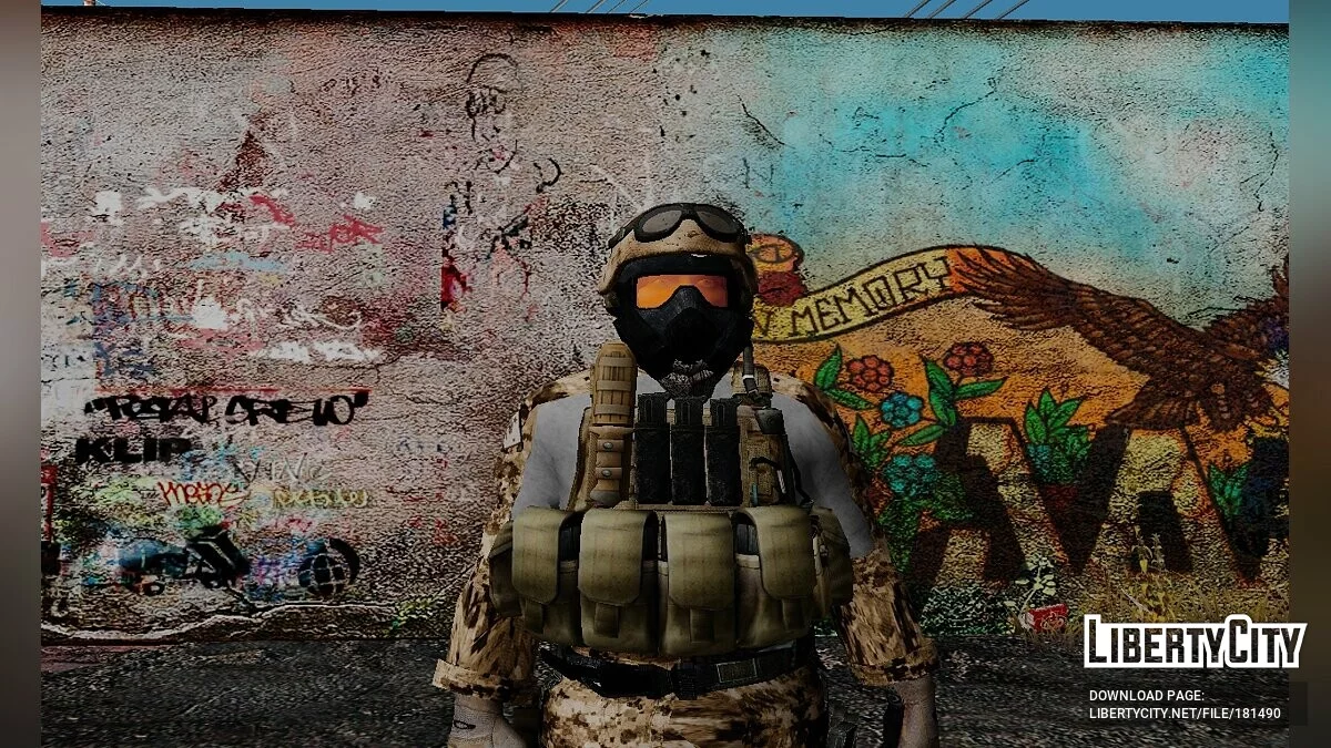 Soldaten der NSAR-Einheit / GTA San Andreas