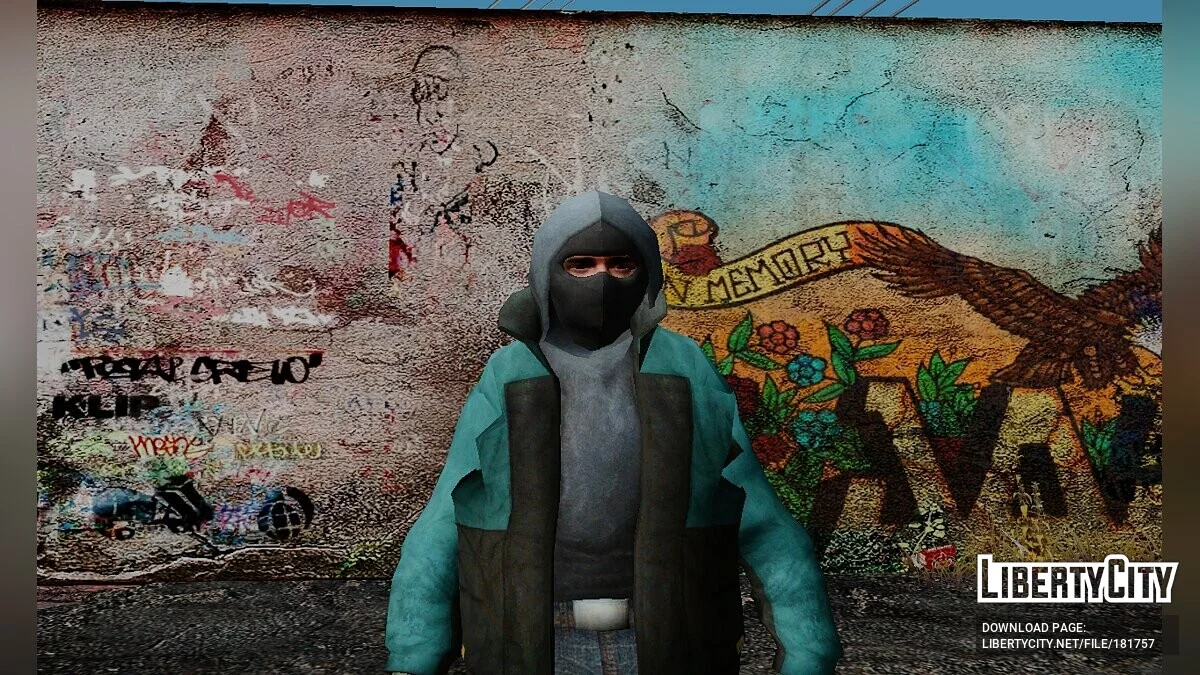 Collection de skins de différents criminels / GTA San Andreas