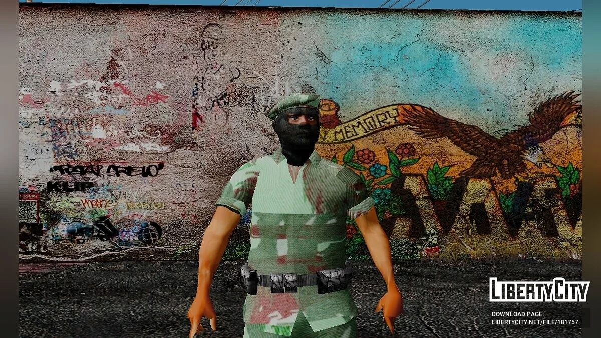 Collection de skins de différents criminels / GTA San Andreas