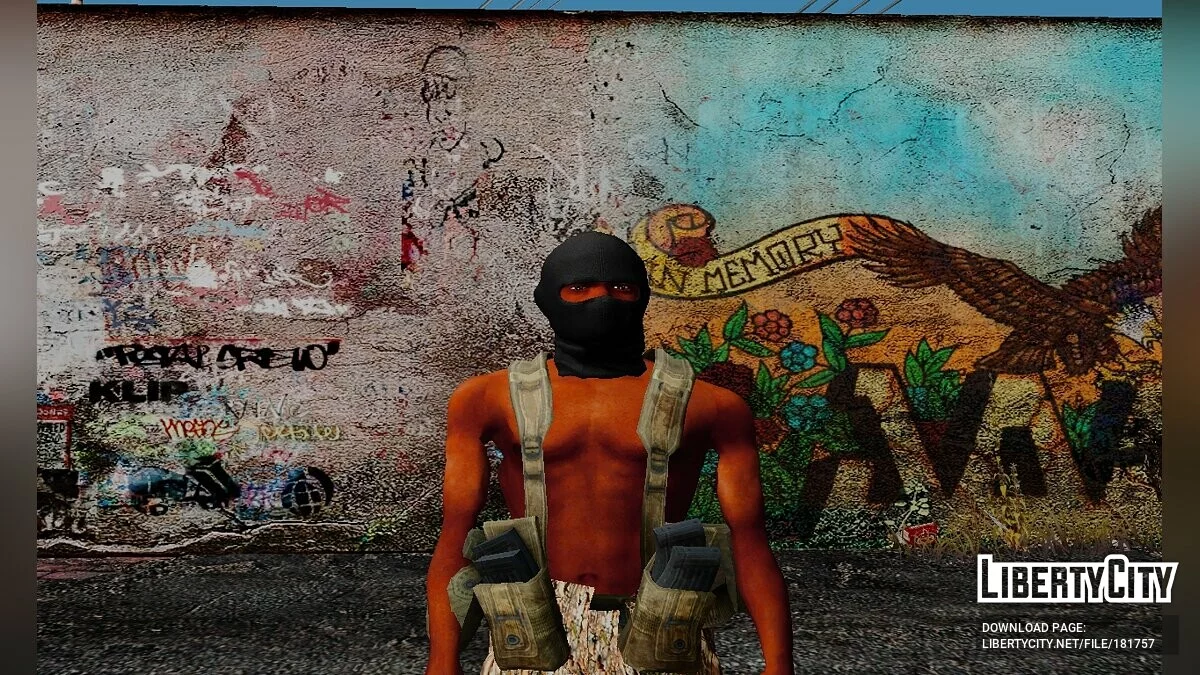 Collection de skins de différents criminels / GTA San Andreas