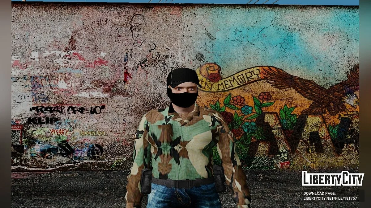 Collection de skins de différents criminels / GTA San Andreas