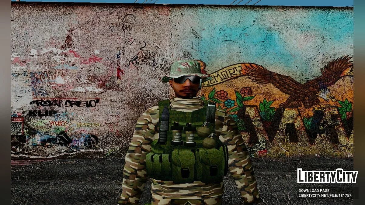 Collection de skins de différents criminels / GTA San Andreas