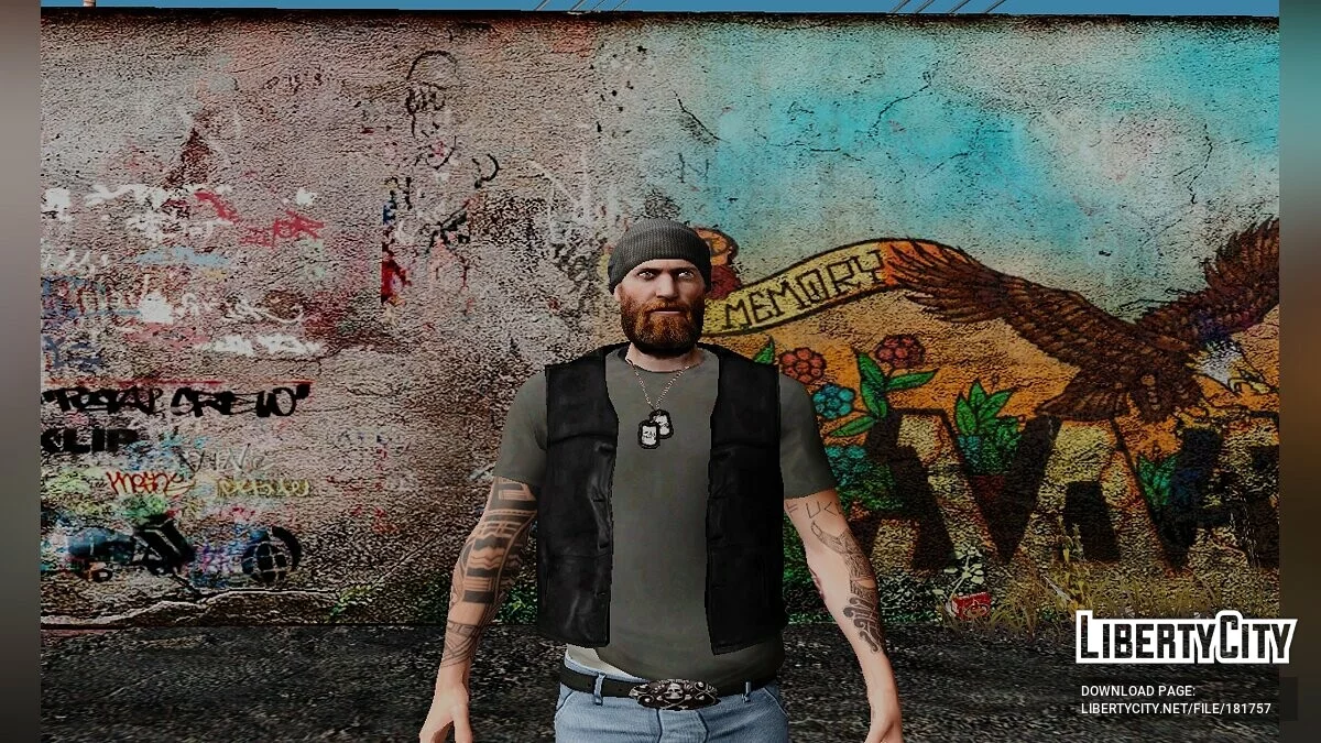 Collection de skins de différents criminels / GTA San Andreas