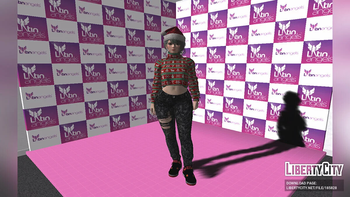 Tamaki im Weihnachtspullover aus Dead or Alive / GTA San Andreas