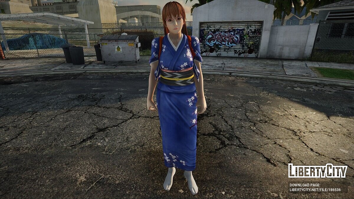 Grand Theft Auto: San Andreas Kasumi from Dead or Alive Mod