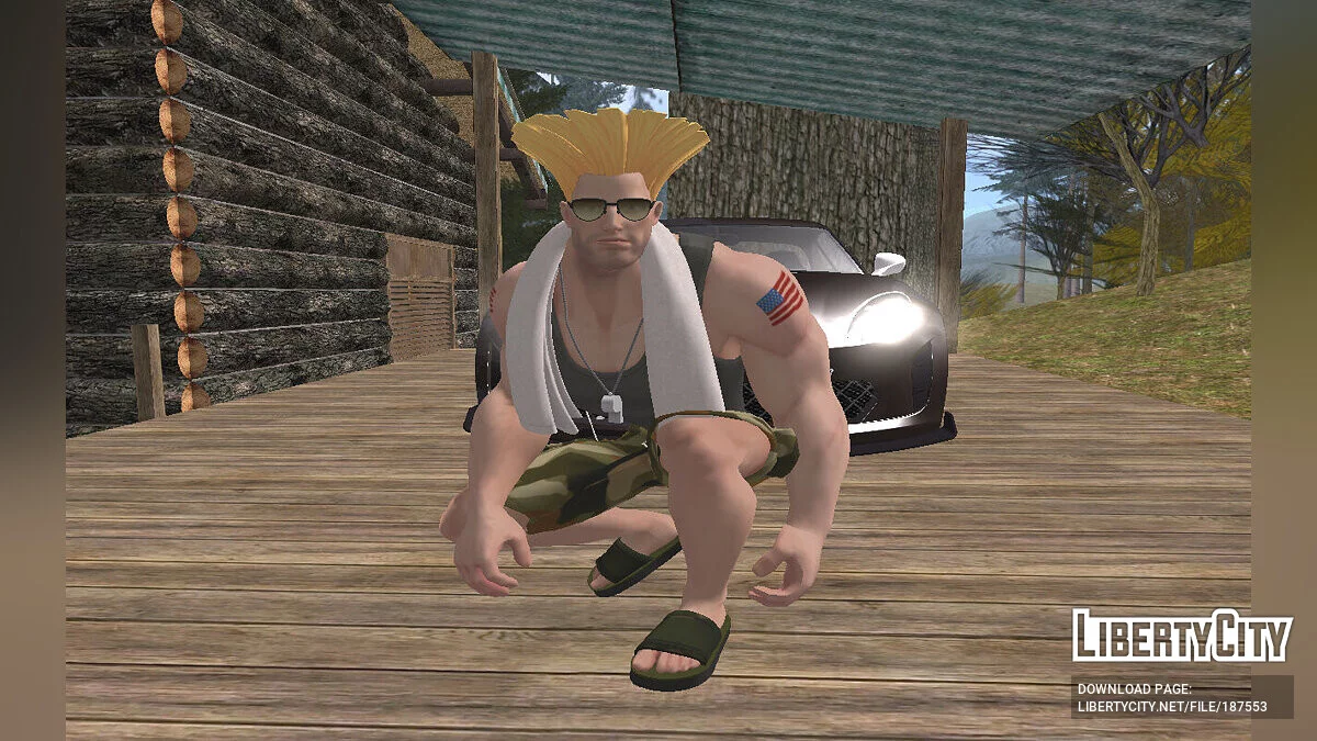 Glistening Guile из Fortnite / GTA San Andreas
