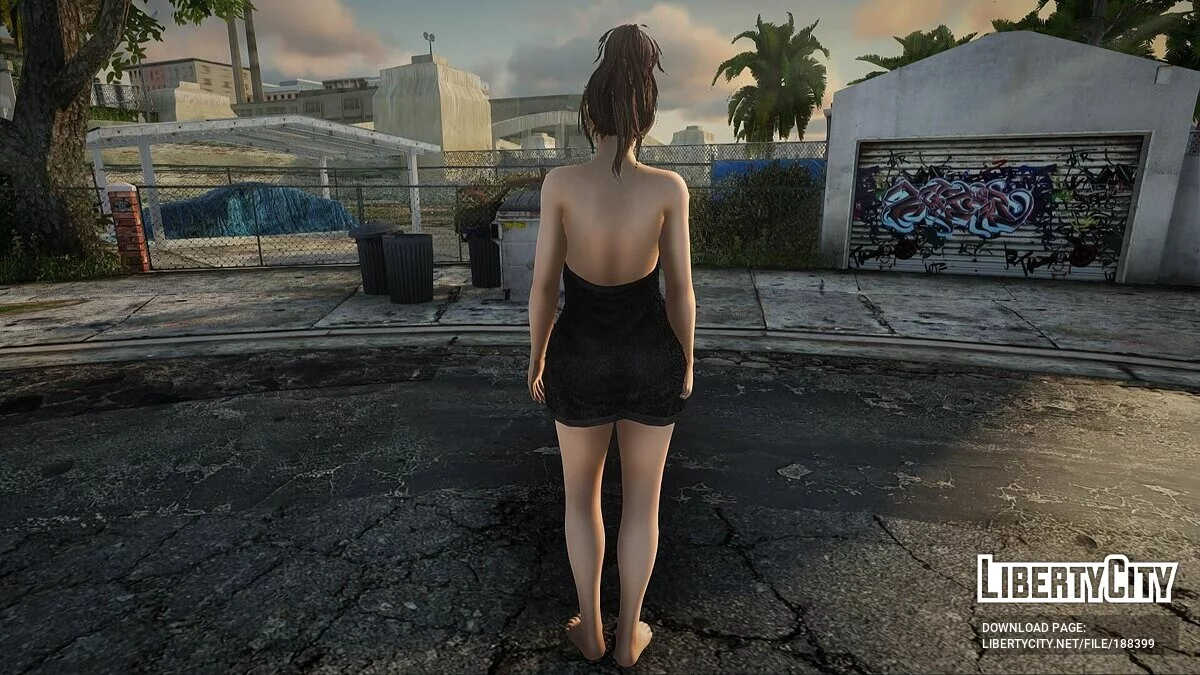 Yukino Bambu de DOAXVV en una toalla (colección de skins) / GTA San Andreas