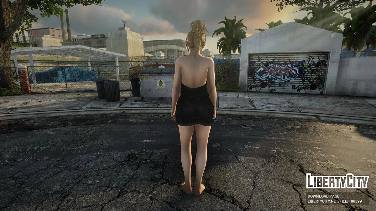 Yukino Bambu de DOAXVV en una toalla (colección de skins) / GTA San Andreas