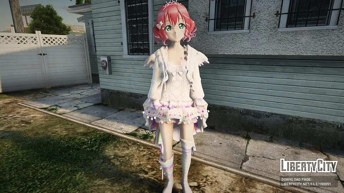 Koleksi besar skin dari Love Live / GTA San Andreas