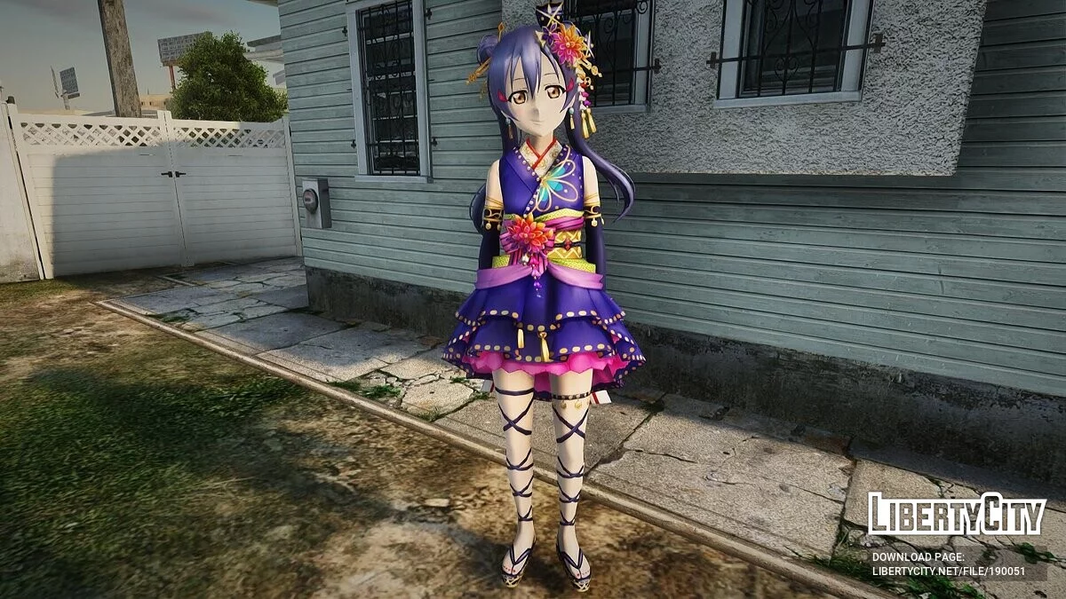 Koleksi besar skin dari Love Live / GTA San Andreas