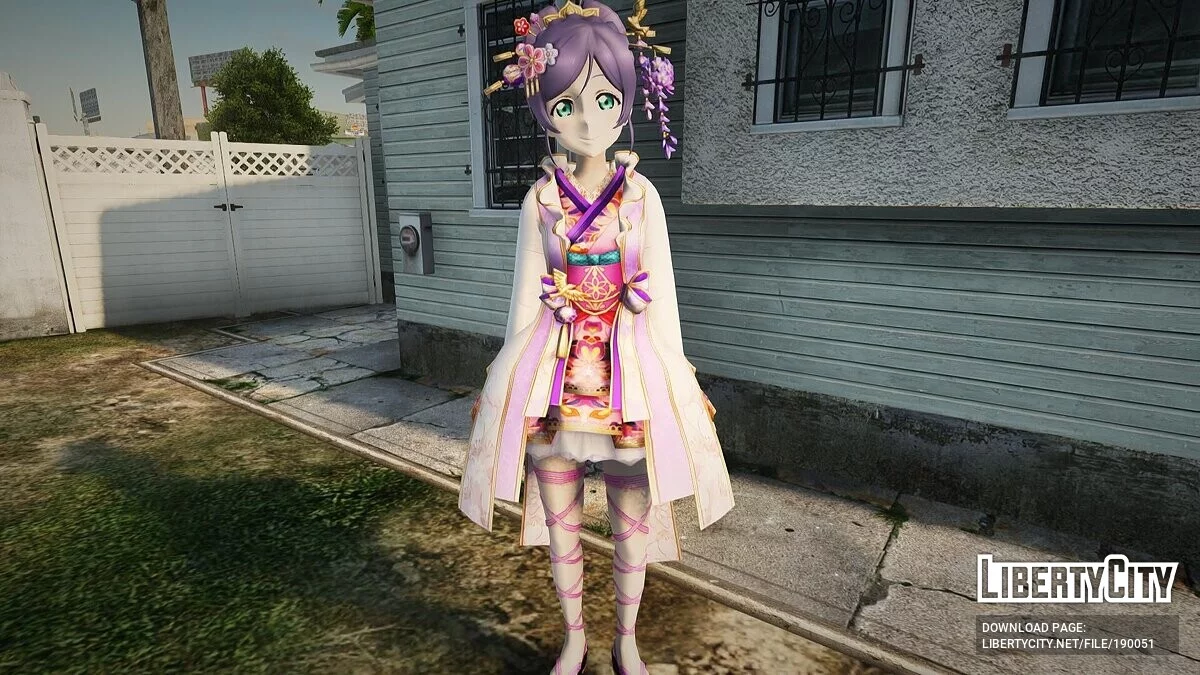 Koleksi besar skin dari Love Live / GTA San Andreas