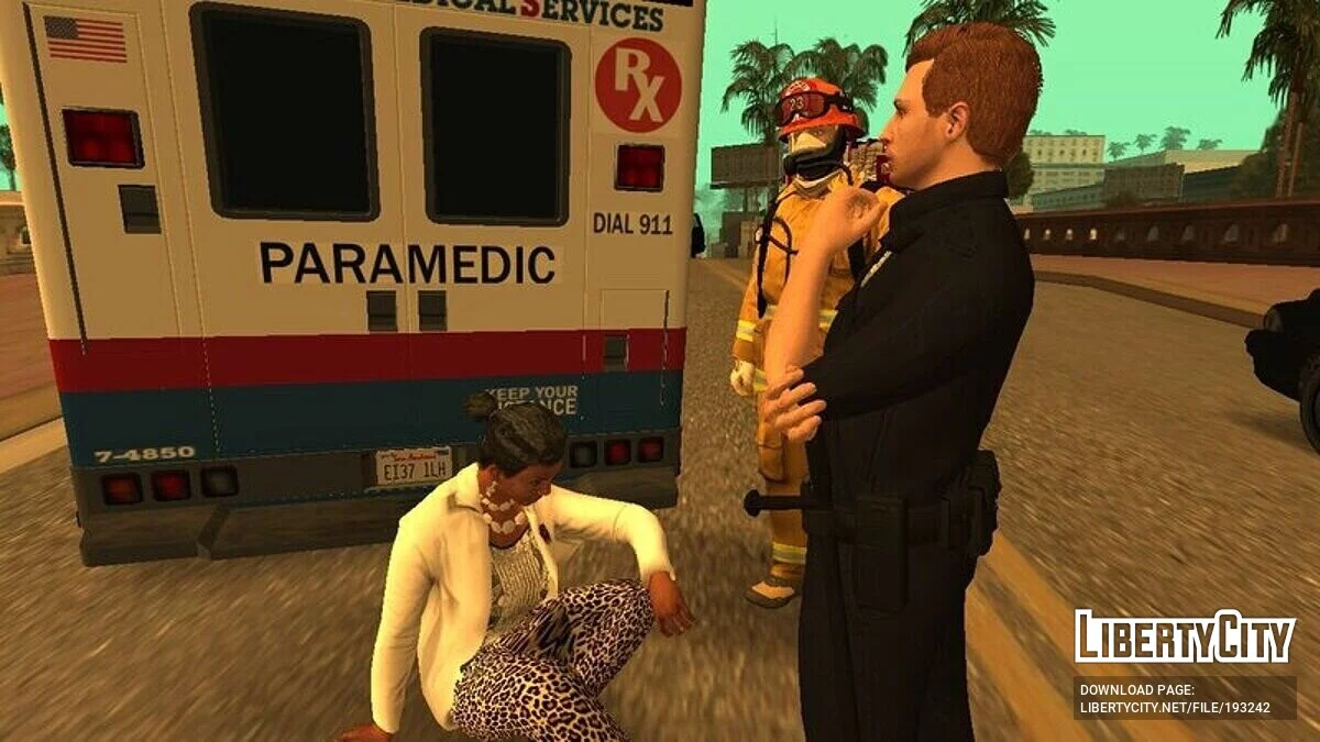 Collection d’employés du service d’incendie de GTA Online / GTA San Andreas