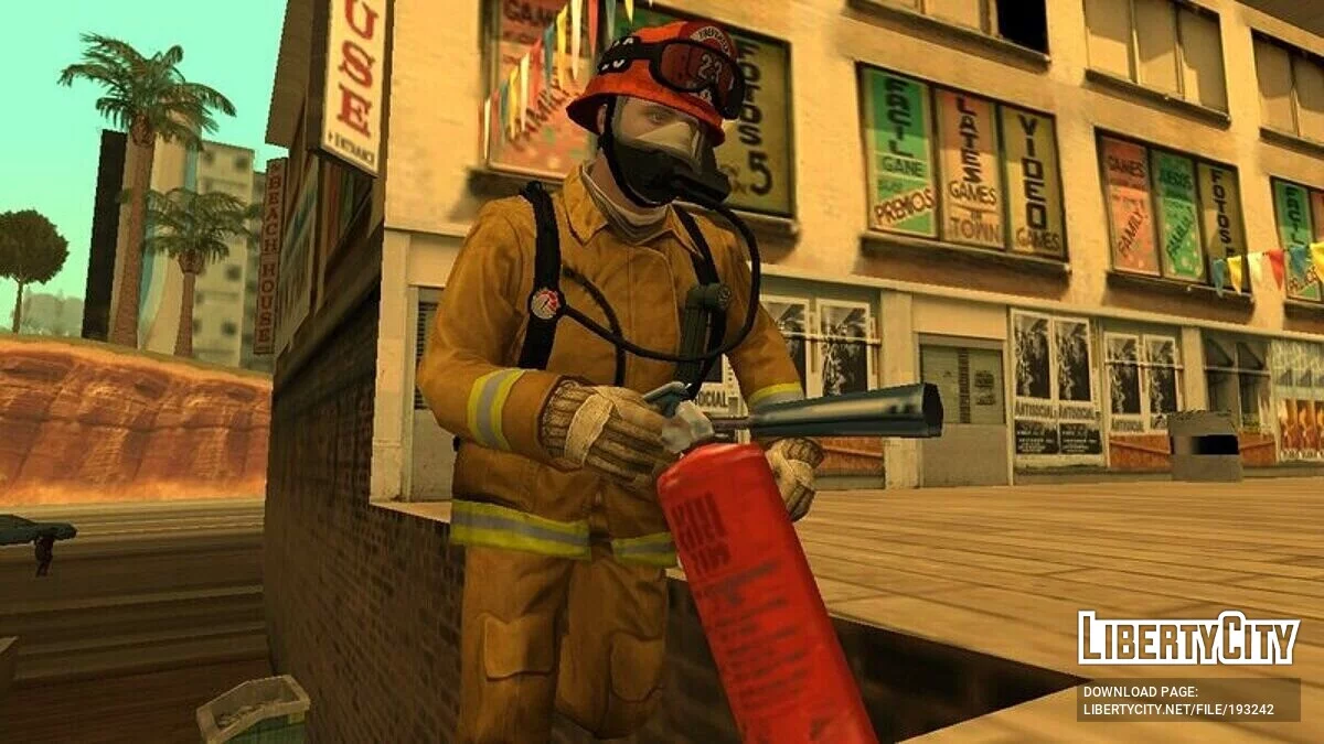 Collection d’employés du service d’incendie de GTA Online / GTA San Andreas