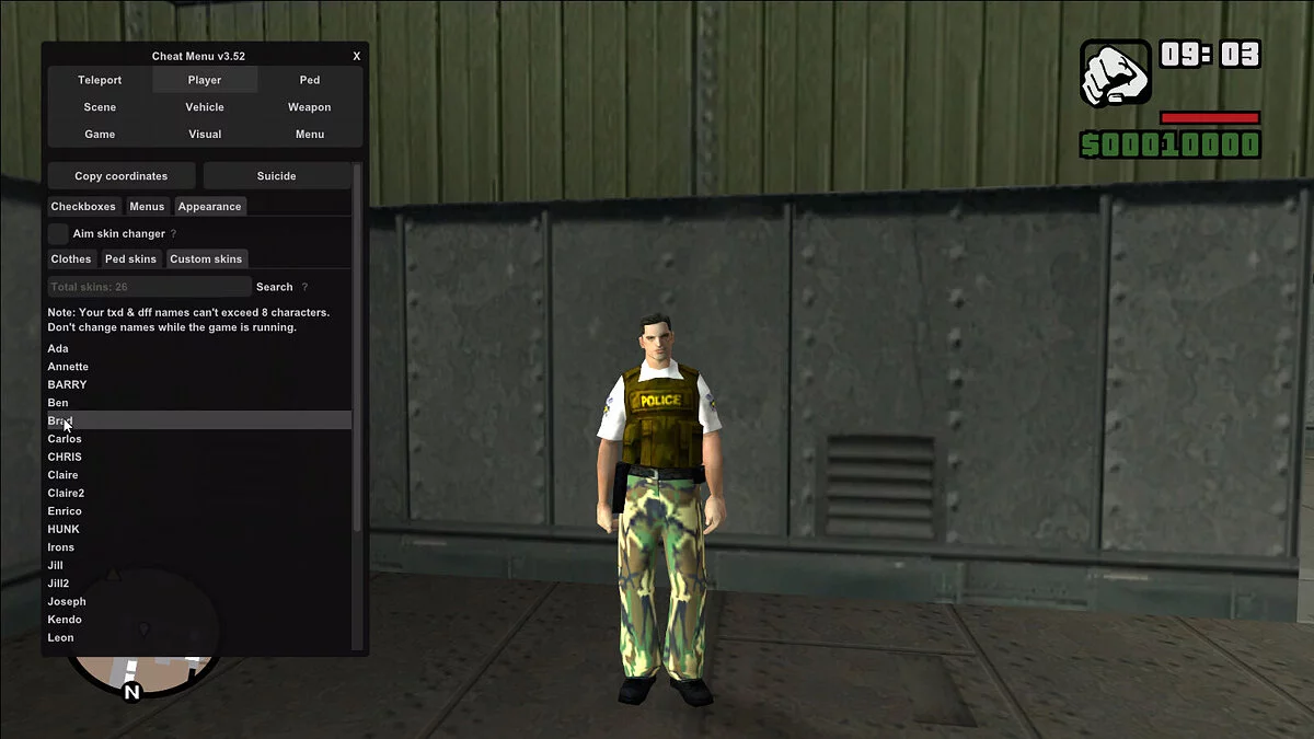 生化危机皮肤(SA 风格) / GTA San Andreas